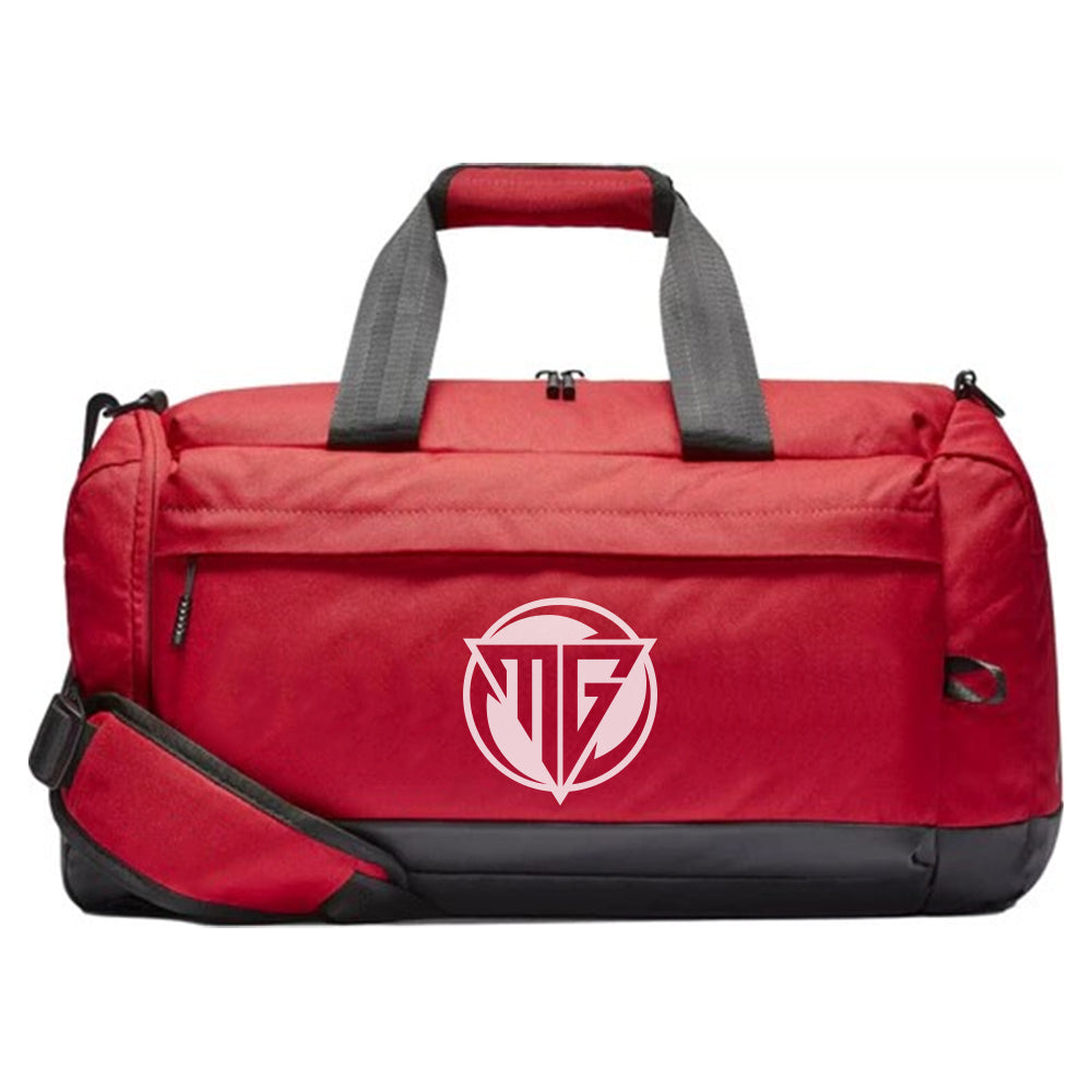 Blue & red duffle bag