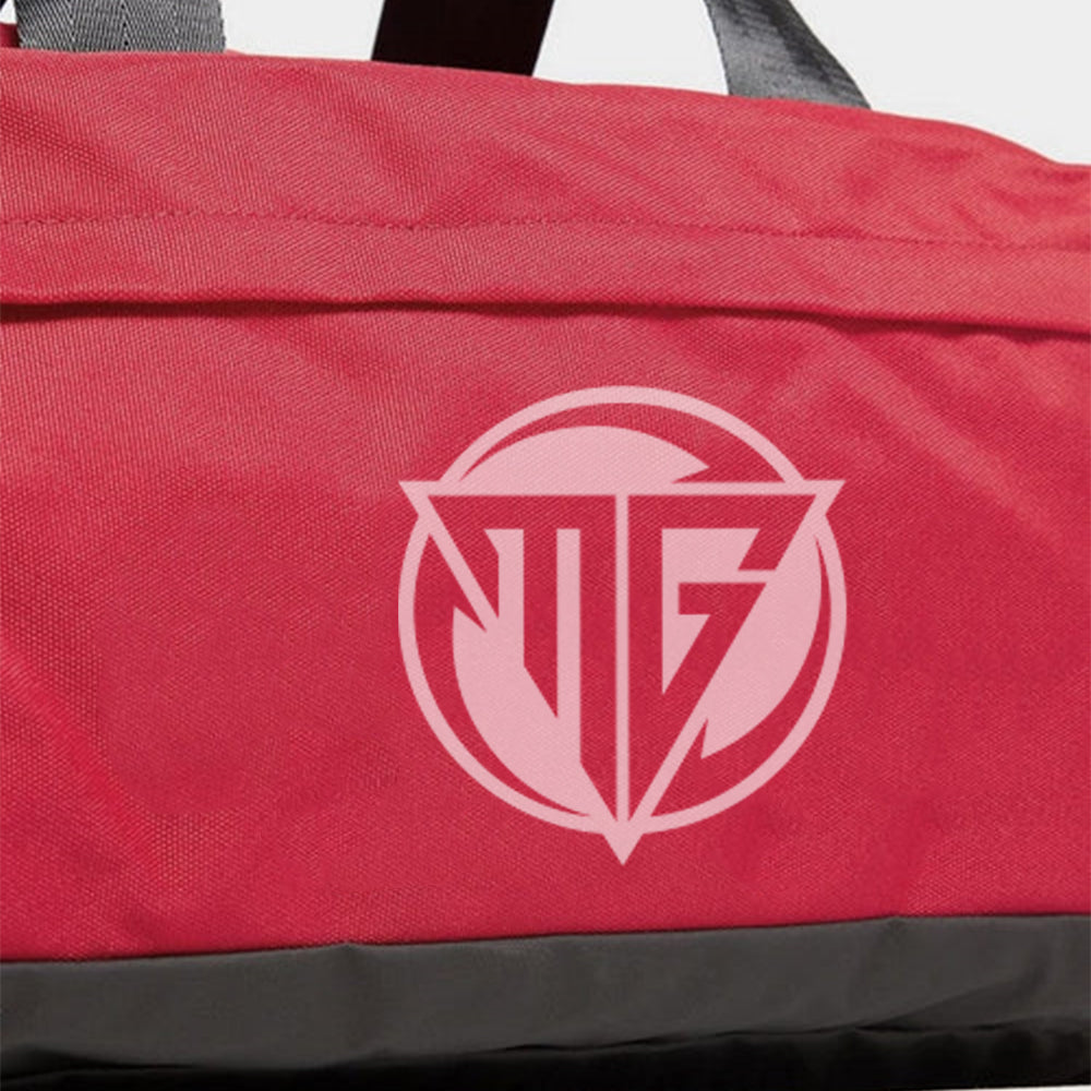 Blue & red duffle bag