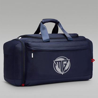 Blue & red duffle bag