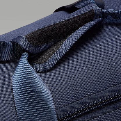 Blue & red duffle bag