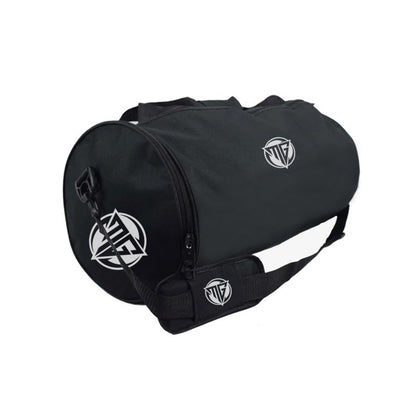 Black duffle bag