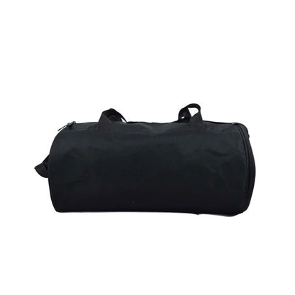 Black duffle bag