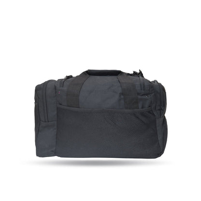 Black duffle bag