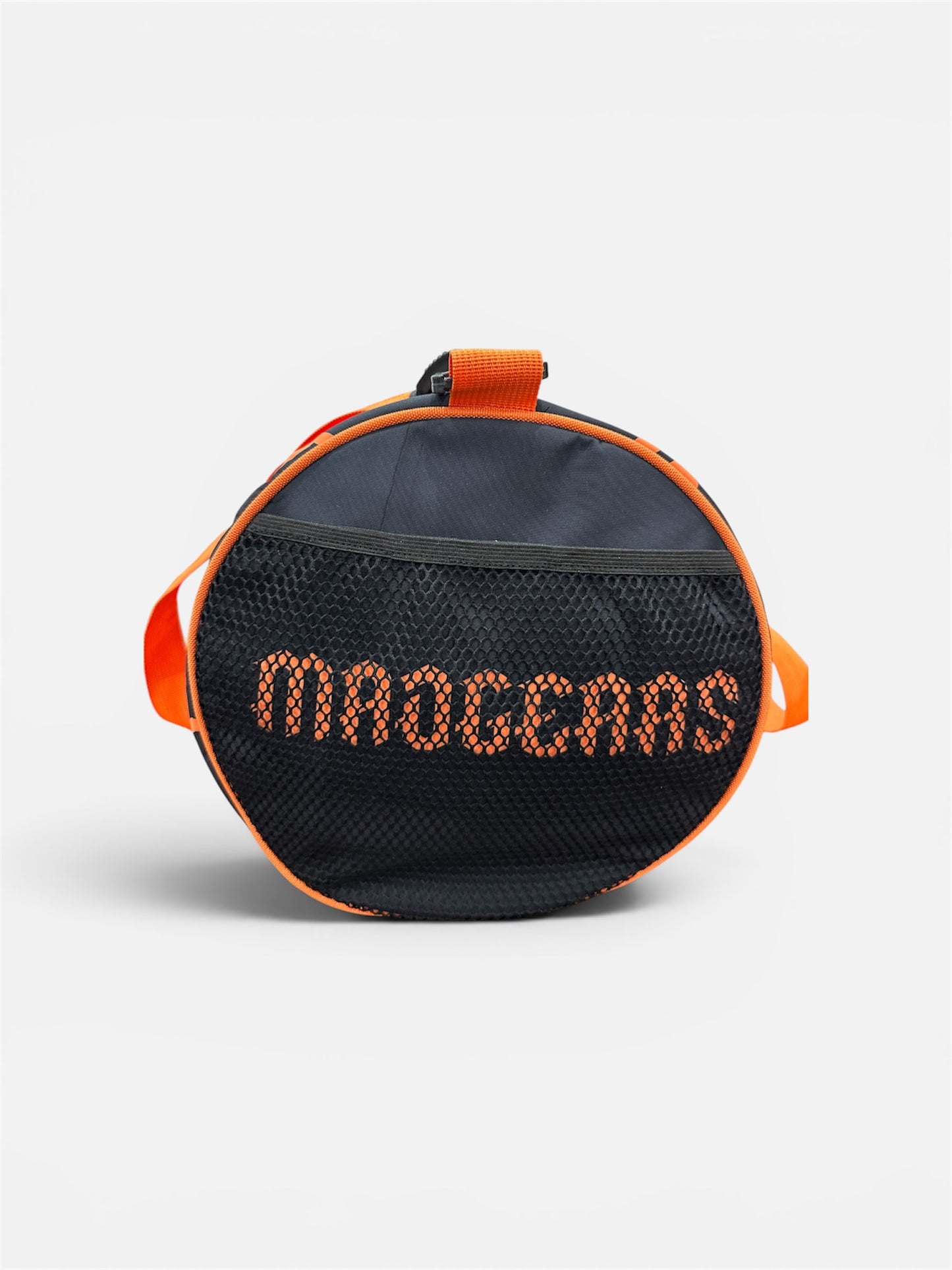 MADGEARS Premium Sports Duffle Bag with Shoe Compartment – Black & Orange